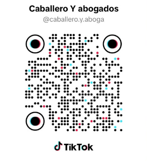 Código QR oficial de TikTok — Caballero & Abogados